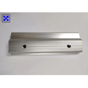 China Silver Anodized CNC Aluminum Profile Recyclable For Solar Rack Connecting on sale