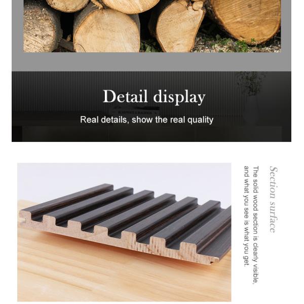 Moisture-Proof And Moth-Proof Solid Wood Grating Bamboo Wood Fiberboard