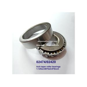 02474/02420 automotive differential bearings inch tapered roller bearings 1