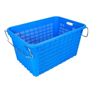 Foldable Fruit Vegetable Turnover Crate with Customized Color and Mesh Plastic