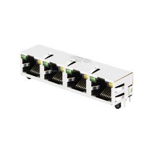 X Multiple XRJM-S-04-8-8-4-DN2-INC Compatible LINK-PP LPJE401AHNL Tab Up Green