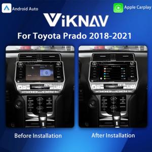Viknav Linux System For Toyota Prado 2018-2021 Decoder Box Wireless Apple