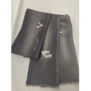 65%Cotton 12.5oz Cotton Rayon Polyester Black/White 180cm Denim fabric 7x7