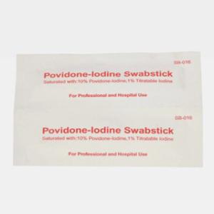 China 10% Povidone - Iodine Professional Iodine Applicator / Gauze Dressings For Hospital WL4005 on sale