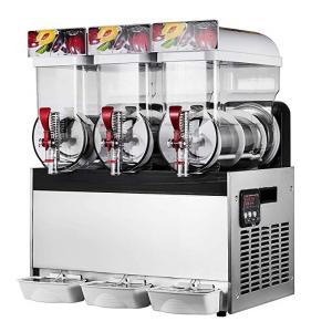 China 500W Stainless Steel Ice Slush Machine With Three Tanks For Beverage 15L×3 on sale