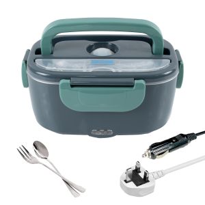 China Portable Heated Lunch Box with 304 Stainless Steel Container 12V/24V & 110V/220V Food Warmer for Office, School, Home & Travel on sale