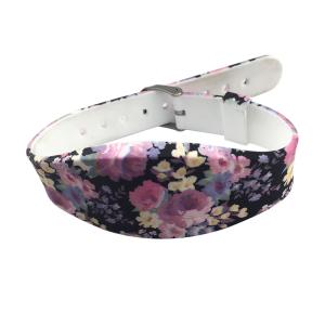 LOGO Printed RFID Chip Wristband For Events Management Watch Strap Adjustable