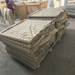 Cheap Galvanized Welded Wire Mesh Defensive Barrier Security Gabion Wall for sale