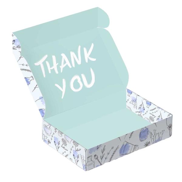 Custom Order Green Shipping Corrugated Gift Packaging Mailer Boxes for Small Business