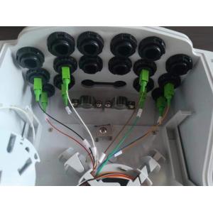FTTH Box 8 Core Fiber Optic Distribution IP65 ABS Box With Wall/Pole Method