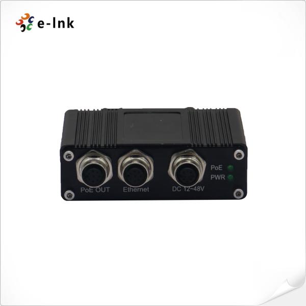 Quality E-Link EN50155 Compliant M12 PoE Injector for Industrial & Vehicle Applications wholesale