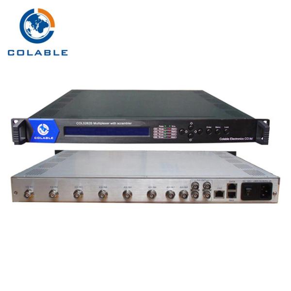 Quality 8 Channel ASI To IP Output IP Video Multiplexer DVB Headend TS Multiplexer Scrambler wholesale
