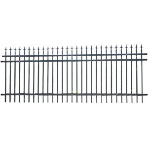 China Elegant Balustrades Handrails Horizontal Slats Metal Fence Long Service Life on sale