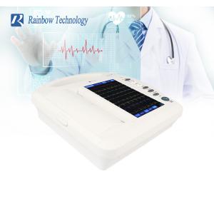 10.1 Inch Touch Screen Automatic ECG Machine digital 12 Channel Electrocardiogra