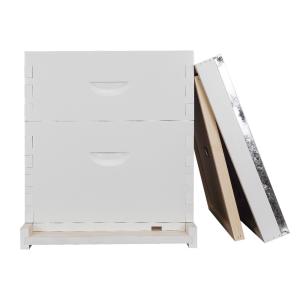 20mm Thickness Fir Painted White Langstroth Bee Hive