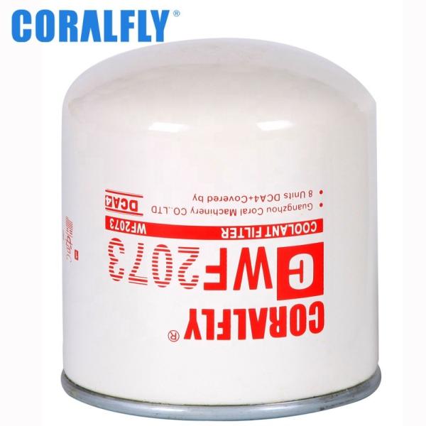 Quality 50 Micron Wf2073 CORALFLY Coolant Filter SAE J1985 wholesale