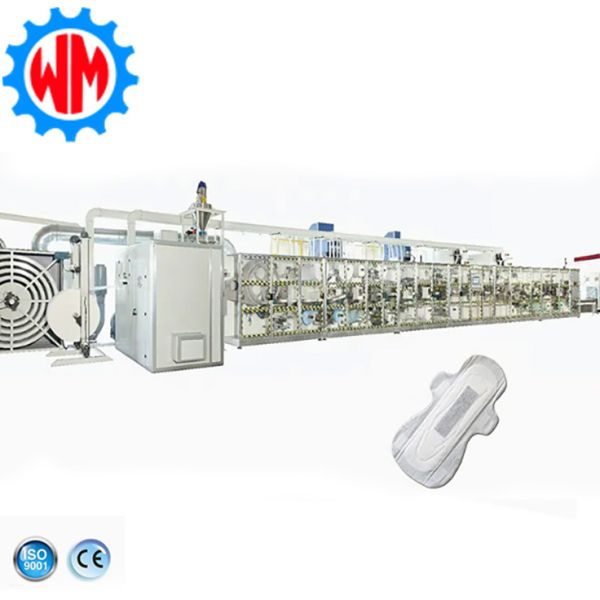 Quality Full Automatic High Standard Sanitary Pad Making Machine Intelligent Control wholesale