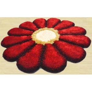Sunflower 3D Polyester Shaggy Rug & Carpet Floor Mat (3301）