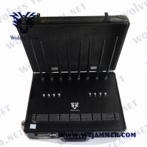 China 300 Watt Bomb Signal Jammer CDMA GSM AC240V 8 Channels For Police on sale
