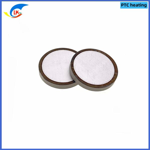 PTC Thermistor For Heating Element φ15x1.9mm 12V/24V 150℃ 1～6 OHM Medical