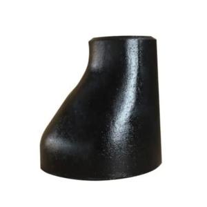 Cheap High Quality Carbon Steel Eccentric Reducers Butt Welded Pipe Fittings With Black Painting For Industrial Pipeline for sale