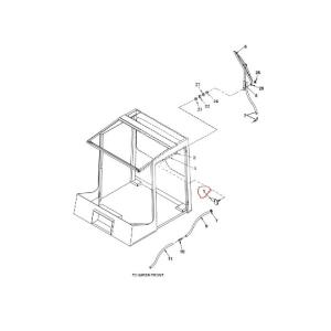 24V Windshield Wiper Motor Waterproof And Safety 1.63KG Optimal Performance
