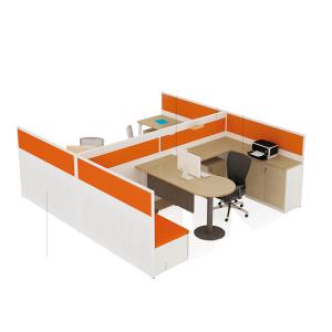 Cheap Orange Office Workstation Price Modular 2 4 6 People Office Workstations