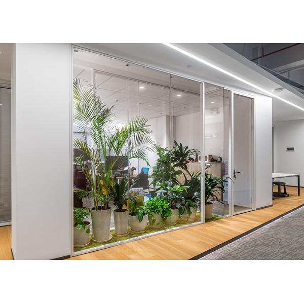Modern 108 Series Frameless glass partition with double 12mm thickness glass