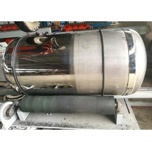 Tank Inside And Outside Polishing Machine With Abrasive Belts / Buffing Wheel