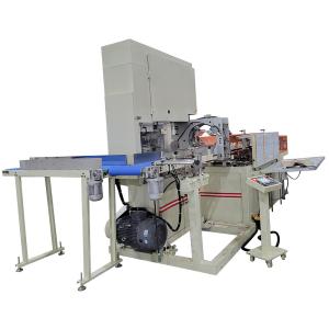 China Full automatic diameter 150-400mm maxi paper towel roll band saw cutting machine on sale