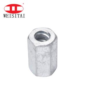 China Thread Galvanized Hex 20mm Scaffolding Jack Nut on sale