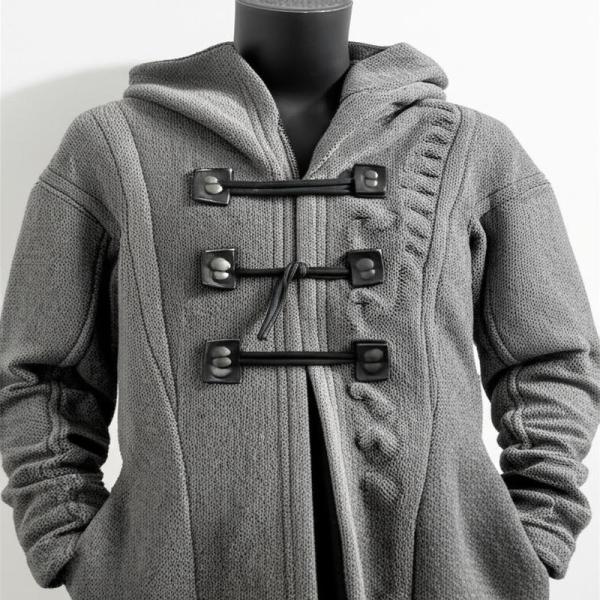 Quality Long Sleeve Coat with Hooked Design and Efficiency wholesale