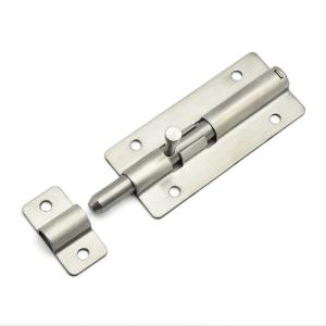 90mmx40mmx2.4mm Stainless Steel Spring Bolt Latch For Ships Vehicles Machine