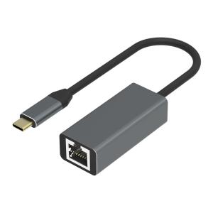 Type C To RJ45 Gigabit Ethernet Adapter With Gold Plated Plug