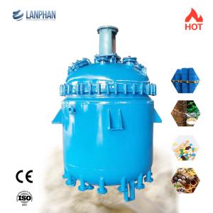 Enamel Reaction Tanks 100L Industrial Glass Lined Reactor Corrosion Resistance