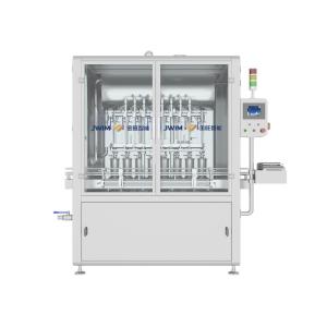 Cheap 220V50HZ Automatic Pesticide Filling Machine Featuring Air Pressure 06-08Mpa Ideal for Chemical Packaging and Bottling Processes for sale