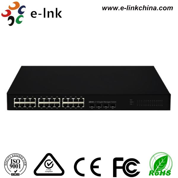 Quality L3 Managed 24G + 4 10G SFP+ Ethernet Switch wholesale