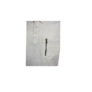 180G T Shirt 80 Cotton 20 Polyester With Irregular Woven Pattern And Mesh