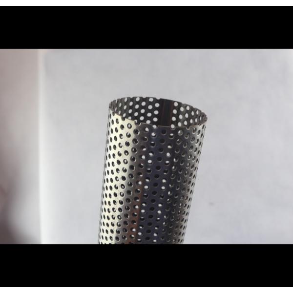 Quality Polished Surface Perforated Muffler Tubing OEM Accepted Length  5.8 Meters wholesale