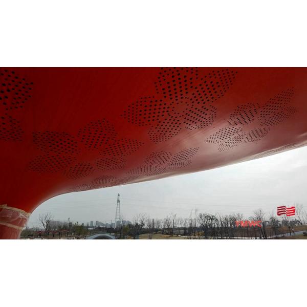 Customizable Outdoor Metal Pavilion for City Park Public Art Sculpture Shade Look