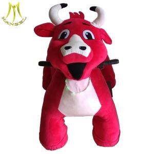 Cheap Hansel happy animal mechanical rides merry go round playground kiddie rides motorized plush riding animals for sale