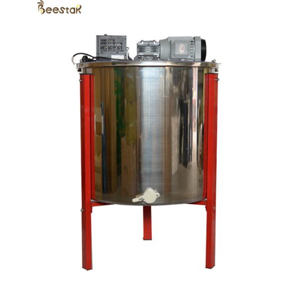 Quality 8 Frames Electrical Honey Extractor with Vertical Motor Stainless Steel  Beekeeping Honey Extractor wholesale