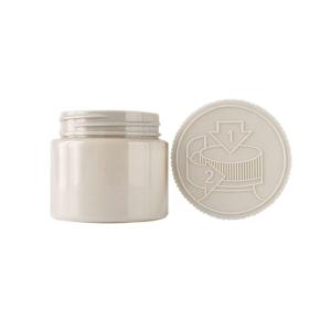 China Child Resist Weed Jar PET Plastic Marijuana Storage Canister with Childproof Cap on sale