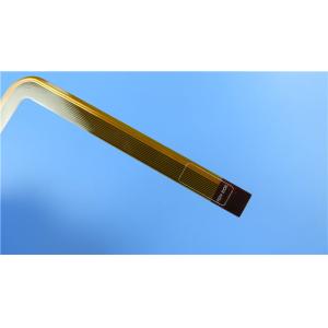 Flexible PCB Built on Polyimide With Wire Coil Pattern and Immersion Gold for