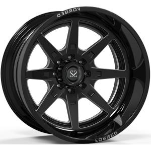 Cheap Customized Off Road Rims 24x12 and 24x14 Gloss Black Deep Lip 4x4 Wheels Rim for sale