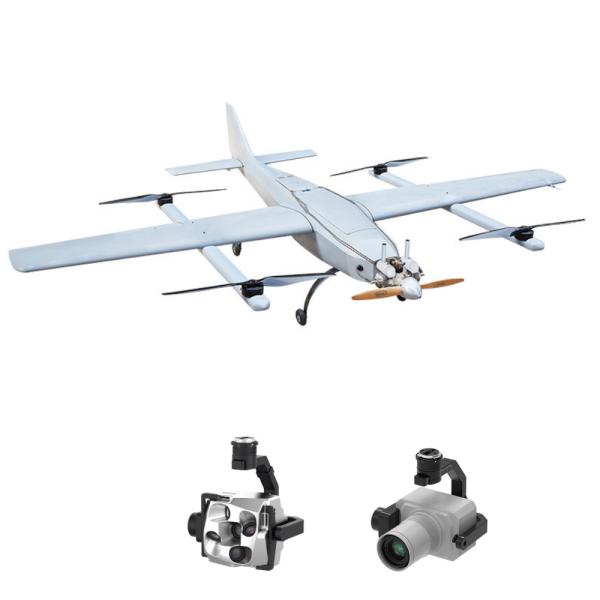 3D 4D Urban Modeling Aerial Mapping Drone Automatic Fixed Wing Drone With Camera
