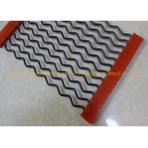 Cheap Sand Gravel Crusher Hooked Screen 1mm Crimped Woven Wire Mesh for sale