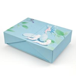 Clamshell Double Door Gift Box Custom Skin Care Makeup Set Paper Box