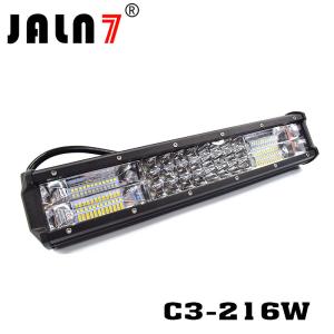 LED Light Bar JALN7 216W 3Rows Combo Beam LED Driving Lamp Super Bright Off Road