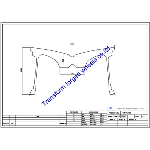 TM191003 19X10 inches forged wheels monoblock wheels blanks Dimple style barrel